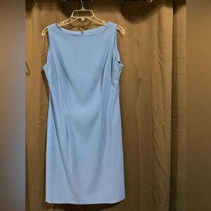 Amanda Smith Light Blue Shift Dress, Size 12   NWOT